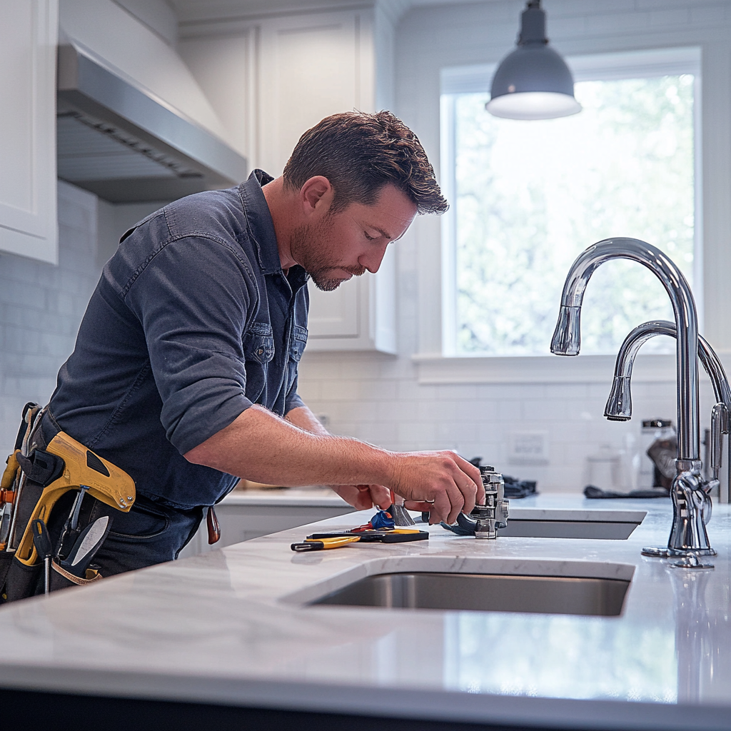 Professional plumber